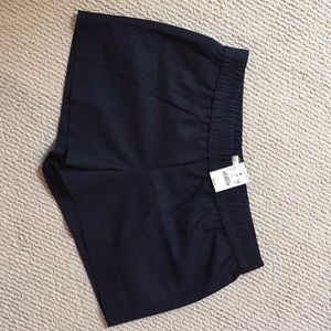 J.crew pull-on navy shorts size 8 nwt